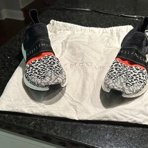 Stella McCartney Black and White Patterned Sneakers